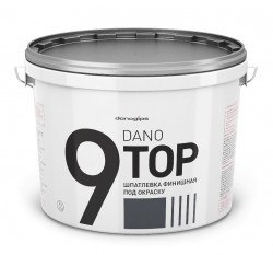 Шпаклевка готовая полимерная DANO TOP 9 серая финишная 16,5кг