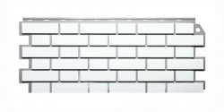 Фасадная панель Кирпич клинкерный 463х1130мм (0,46м2), Белый FineBer