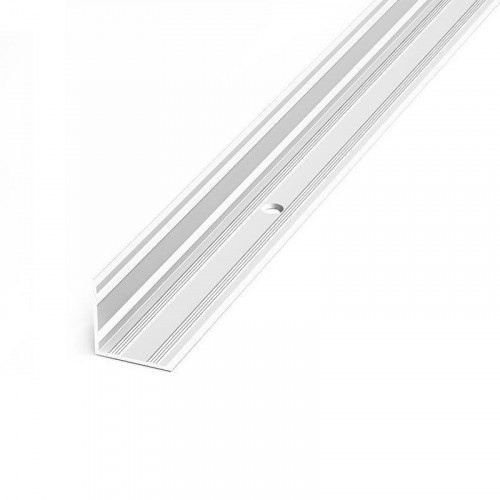 Порожек угловой серебро ПУ-05-1, 1800х20х20мм, внутренний ЛУКА