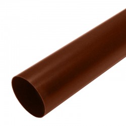 Труба водосточная d80 коричневая, 3 м Мурол