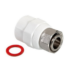 Муфта с накидной гайкой 32мм*1 дюйм полипропиленовая Valtec VTp.708.0.03206