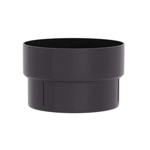 Муфта водосточной трубы ПВХ, Графит Grand Line Standart D120/90