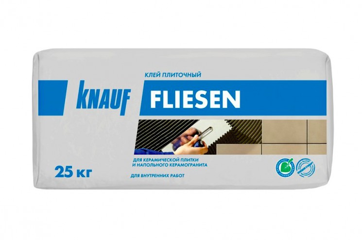Клей для плитки KNAUF Fliesen флизен (С0) 25 кг