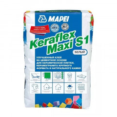 Клей для плитки Mapei Keraflex Maxi белый C2TE S1, 25кг