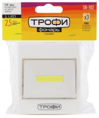 Фонарь светодиодный подсветка SB-102 пушлайт Трофи Б0052748