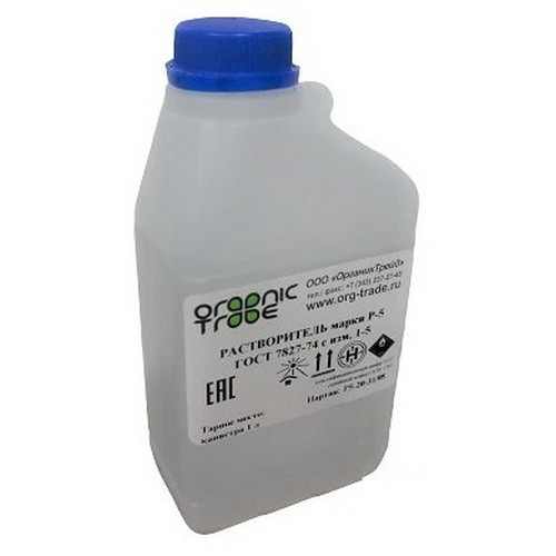 Растворитель Р-5 1л OrganicTrade