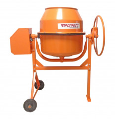 Бетоносмеситель Б-180ПВ (220В/50Гц, 850Вт, 180 литров, полиамидный венец) ПРОГРЕСС