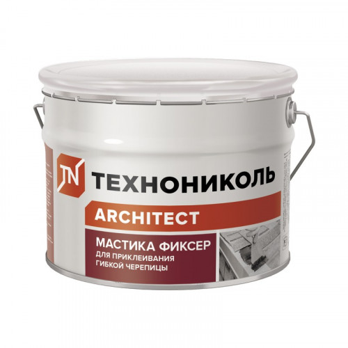 Мастика битумная для гибкой черепицы Фиксер N23, 3,6кг Технониколь
