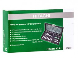 Набор инструментов 1/4 25 предметов Hitachi