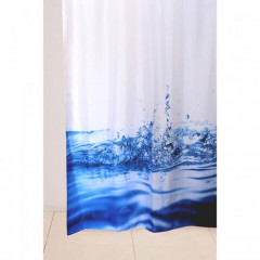 Штора для ванной комнаты 180*180см Капля WS-817