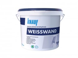 Краска моющаяся интерьерная Knauf Вайсванд белая матовая 10л/15 кг