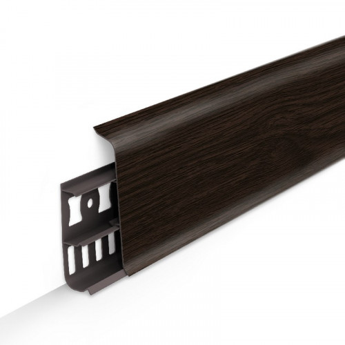 Плинтус Lexida 80, 301 Венге, 2,2м. с кабель каналом