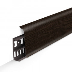 Плинтус Lexida 80, 301 Венге, 2,2м. с кабель каналом