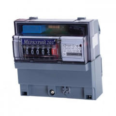 Счетчик однотарифный Меркурий 201.5, 1ф, 5-60А, класс точности 1.0, Инкотекс