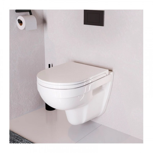 Унитаз подвесной Best DM 346х495х386мм, прямой выпуск SANITA LUXE