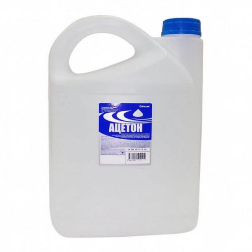 Ацетон 4.5л, ПЭТ Ивитек