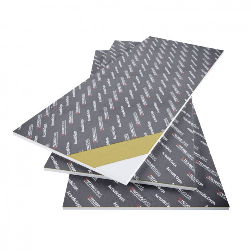 Звукоизоляционная панель АкустикГипс M1 (1,2м*0,59м*17мм) 0,708м2 ТехноСонус