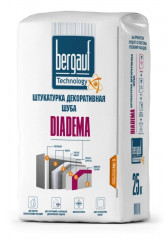 Штукатурка декоративная белая DIADEMA (шуба), 25 кг Bergauf