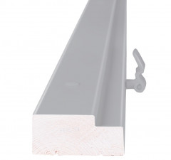 Дверная коробка стоевые 2 петли М21 крашенная Серая Олови