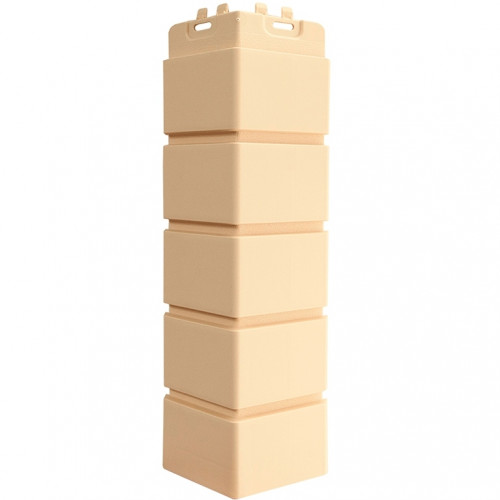 Угол наружный для панелей Клинкерный кирпич Classic Бежевый 390х120мм, Grand Line