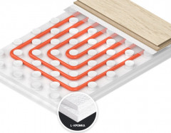 Мат для водяного пола Термопол Комфорт 10шт. 70х915х515мм (плита 50мм, бобышка 20мм)