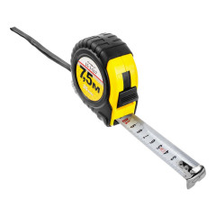 Рулетка Т2, обрезиненный корпус, 7,5м х 25мм РемоКолор 15-1-517