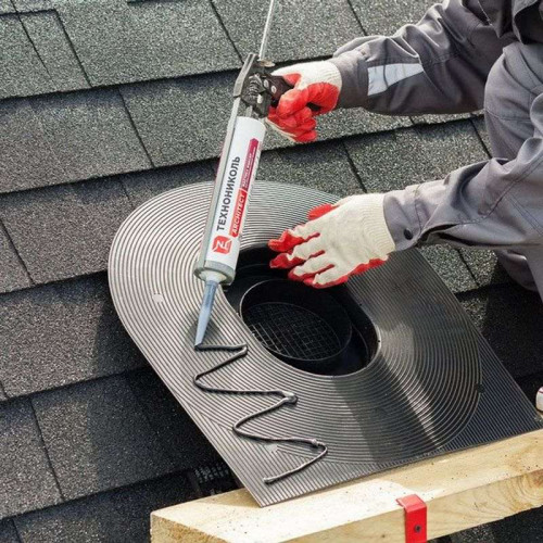 Мастика битумная для гибкой черепицы Фиксер N23, 310мл Технониколь