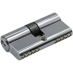 Цилиндровый механизм ключ/ключ, 60 CP Хром РемоКолор 70-1-560
