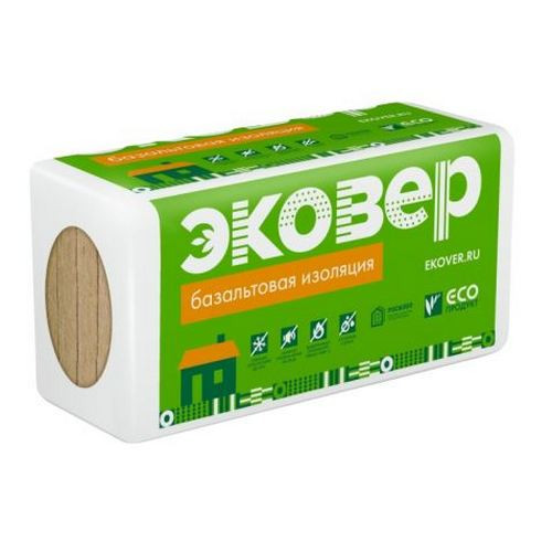 Каменная вата ЭКОВЕР Кровля Низ 100кг/м3 1000x600х150мм 2 шт 1,2м2 (0,18м3)