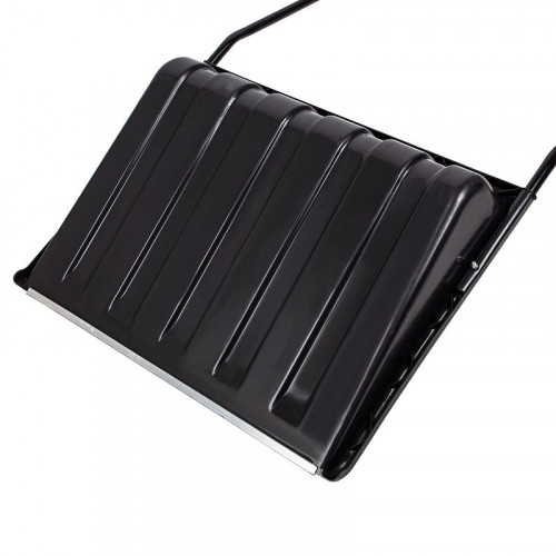 Движок для снега 1470х700х550 пластиковый с планкой, стальная рукоятка Сибртех 61643