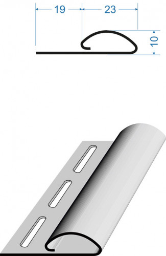 Планка финишная для винилового сайдинга 3000мм, банан Деке PREMIUM