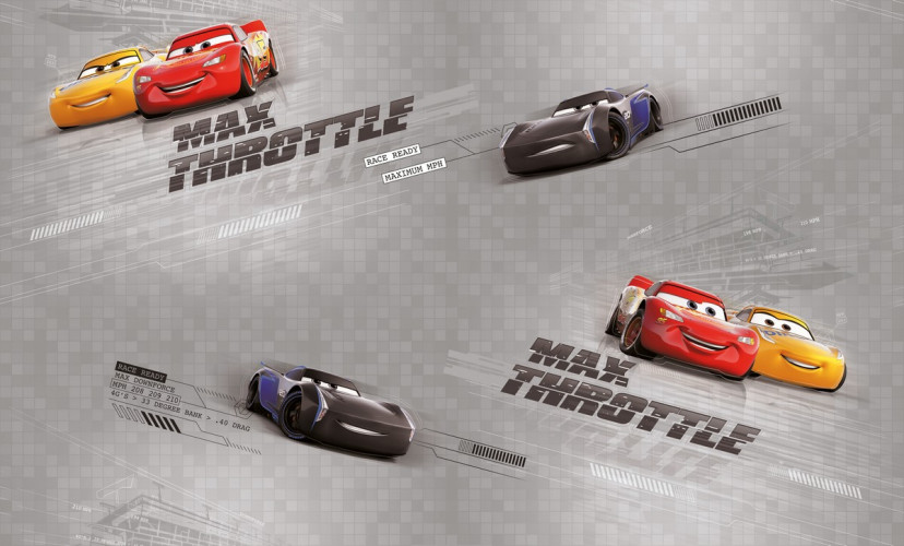 Обои виниловые на флизелиновой основе Erismann Disney Cars 10*1,06м E-D-005В