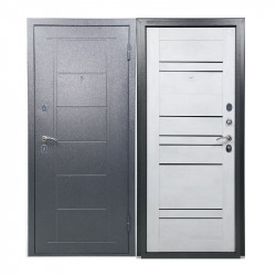 Металлическая входная дверь 860*2050, 75мм металл/МДФ, правая ТИТАН 8С
