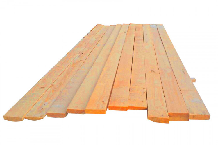 Доска обрезная заборная 25х150мм 3м, 0.01125м3