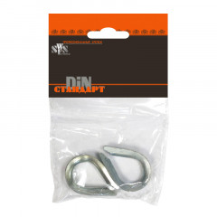Коуш DIN6899 М8 оцинкованный (2шт) SWFS