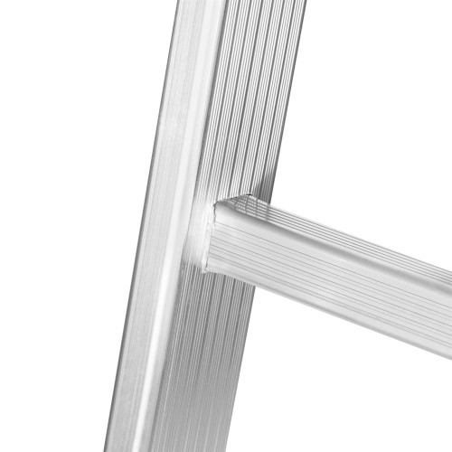 Лестница алюминиевая 1-секционная, 8-ми ступенчатая 2.33м РемоКолор 63-1-008