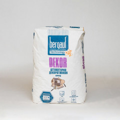 Штукатурка декоративная Bergauf Dekor короед 2,5мм белая 25кг