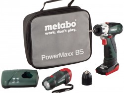 Дрель шуруповерт аккумуляторный PowerMaxx BS basic Metabo