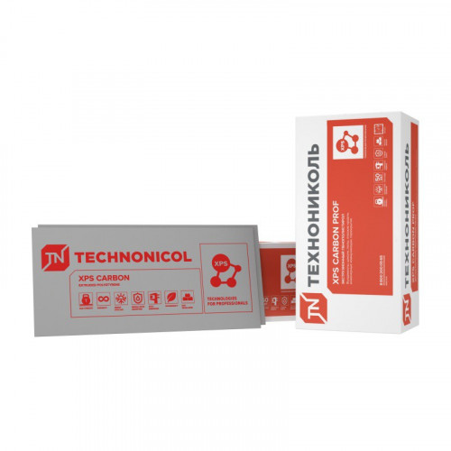 Пенополистирол XPS CARBON PROF (1180*580*60) 7шт. 4,79м2 (0,2874м3) Технониколь