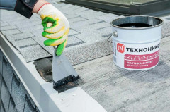 Мастика битумная для гибкой черепицы Фиксер N23, 12кг Технониколь