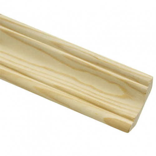 Плинтус деревянный 15*45*2500мм срощенный фигурный