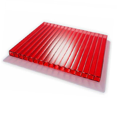 Сотовый поликарбонат 6мм Гранат 2,1х6м Соталайт 0,86кг/м2