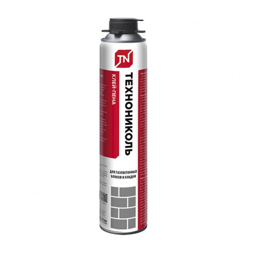 Клей-пена для газобетонных блоков и кладки Технониколь 1000мл/900гр