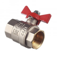 Кран шаровой 3/4 дюйма, рукоятка бабочка, резьба внутренняя Valtec VT.217.N.05