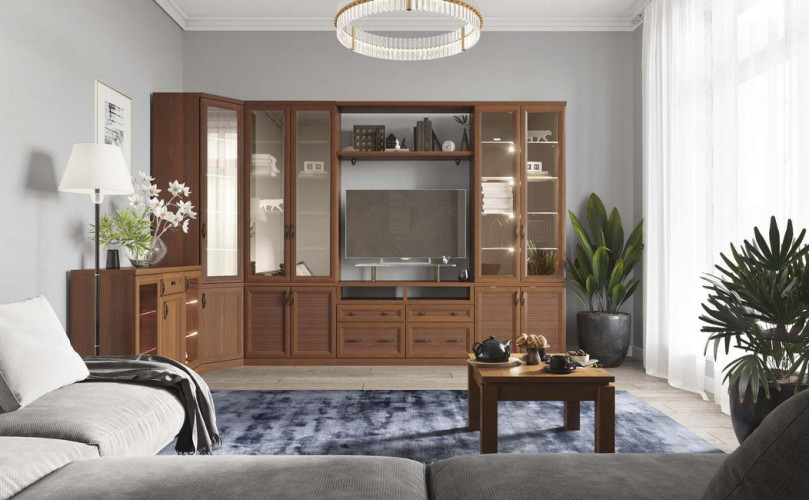 ЛДСП 16мм 2750х1830 Орех Белладжио матово-глянцевая D20337/MX SwissKrono