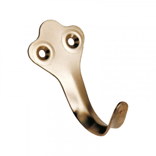 Крючок-вешалка 65*35*1,5мм цинк №2