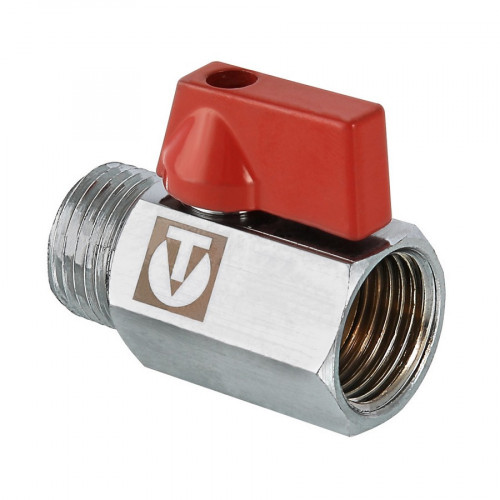 Кран шаровой 1/2 дюйма Mini, внутренняя/наружная резьба Valtec VT.331.N.04
