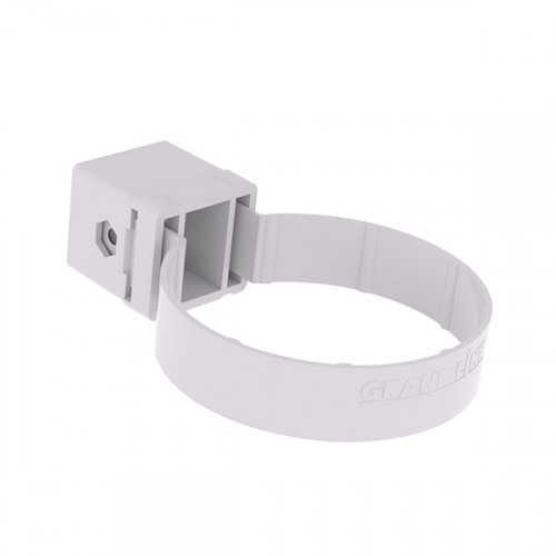 Хомут водосточной трубы ПВХ Kliker, белый Grand Line Premium D120/90