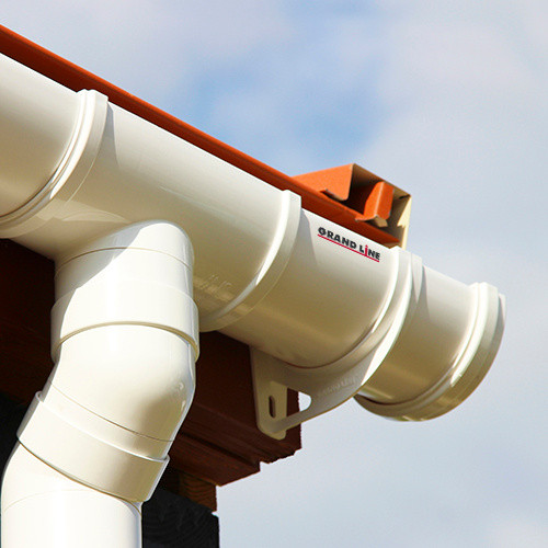 Хомут водосточной трубы ПВХ Kliker, белый Grand Line Premium D120/90