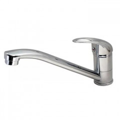 Смеситель для кухни одноручный, шпилька, гусак 25см РемоКолор 67-0-714